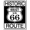 Знак металлический "US Route 66" 42 х 33 см.